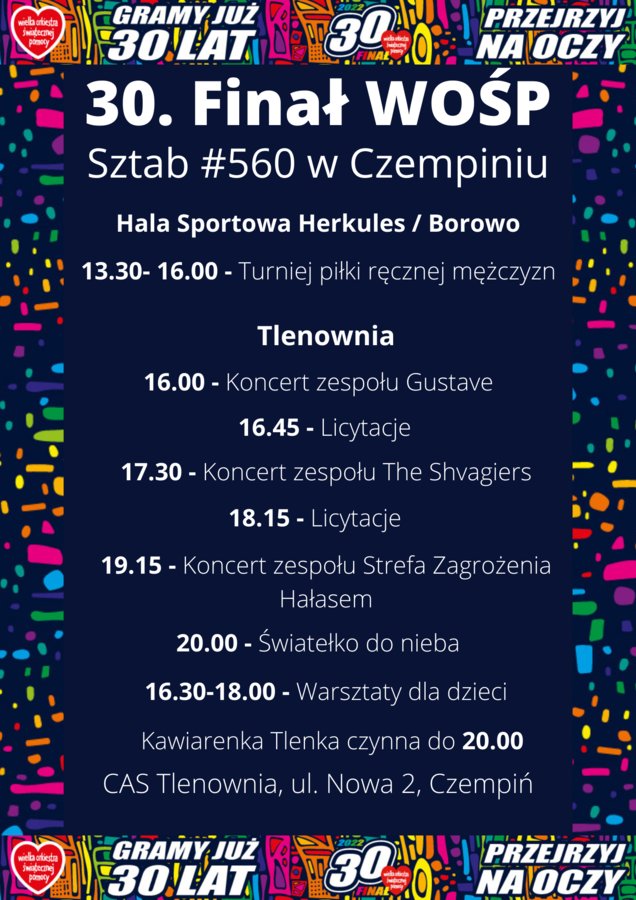 30. Finał WOŚP w Czempiniu