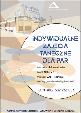 Indywidualne zajęcia taneczne dla par