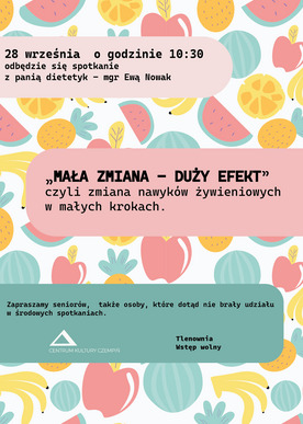 Mała zmiana - duży efekt
