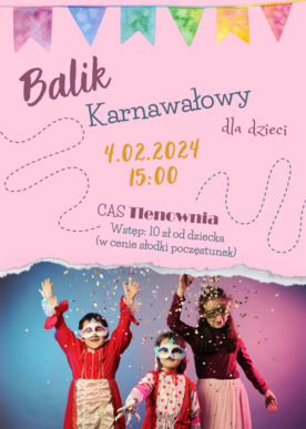 Zapraszamy na balik karnawałowy