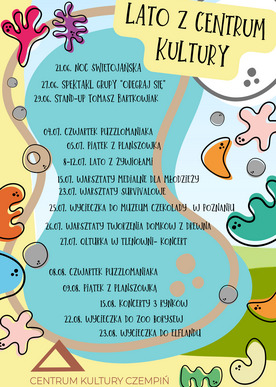 Lato z Centrum Kultury Czempiń - zapowiedź