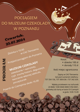 Lato z Centrum Kultury Czempiń - wycieczka do Muzeum Czekolady