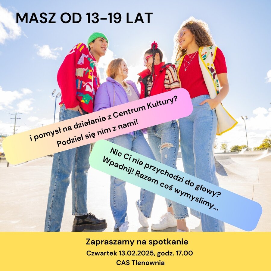 Masz pomysł na działanie? Przyjdź do nas!