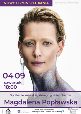 Spotkanie z Magdaleną Popławską - nowy termin
