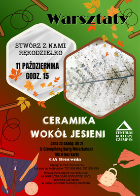 Jesienne warsztaty ceramiczne