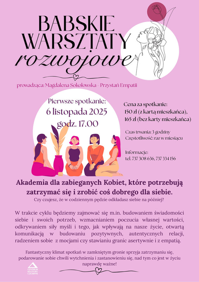 Babskie warsztaty rozwojowe - 6.11.2025