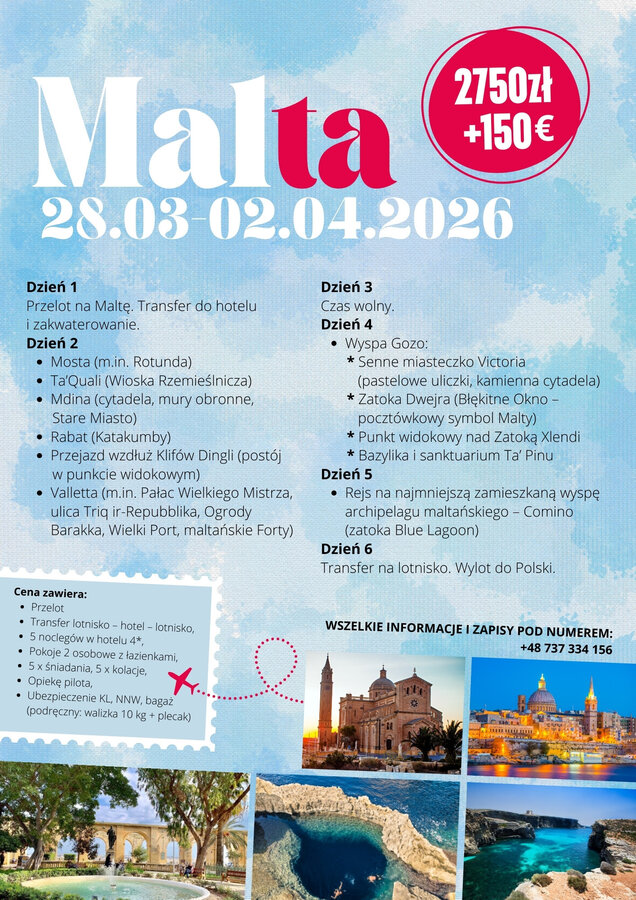 Wycieczka na Maltę